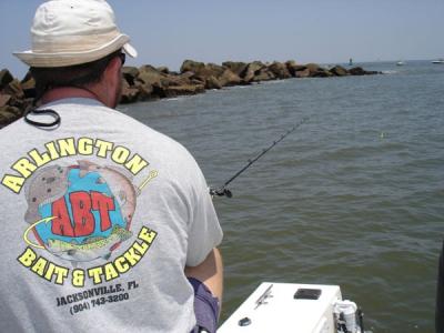 Float-rig fishing the Mayport jetties